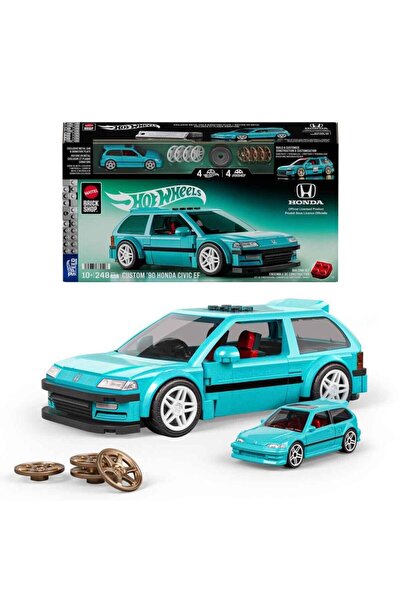 HOT WHEELS Mattel Brick Shop JHF62 Custom '90 Honda Civic EF