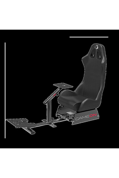 GAMEON مقصورة قيادة محاكاة ألعاب السباق الاحترافية GOMPR-5091 - أسود