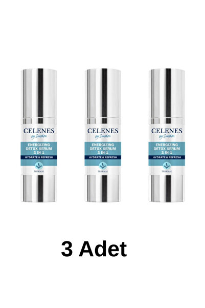 Celenes by Sweden Thermal 3 In 1 canlandırıcı Süper Detox Süper Serum 30 Ml 3...