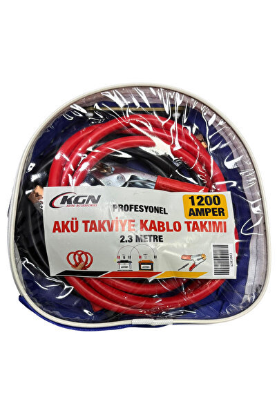 Kgn Akü Takviye Kablosu Profesyonel 1200 Amper 2.3 Metre (1201003)