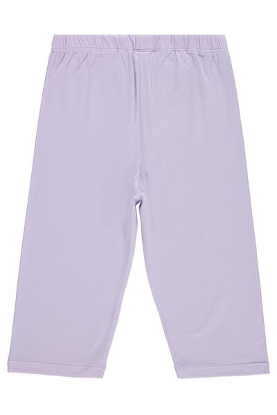 Civil Girls Girl's Back Printed Leggings for 10-13 Years -Lilac