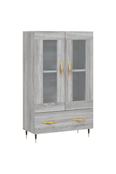 vidaxl Dulap gri Sonoma 69,5x31x115 cm, lemn prelucrat
