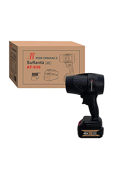 AT Performance Suflantă electrică portabilă de frunze de 48V AT-939 cu 2 bate...