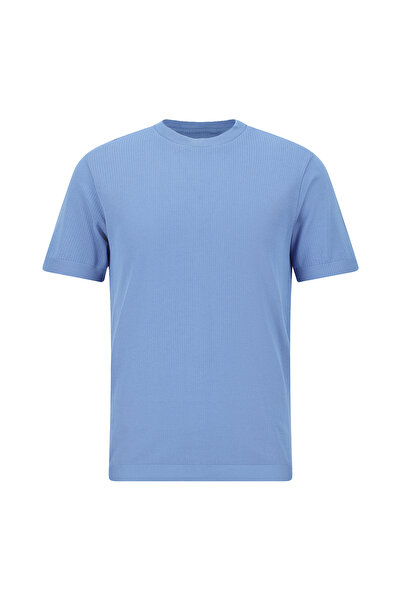 Abdullah Kiğılı Футболка з круглим вирізом, вузького крою, з вишивкою та мерс...