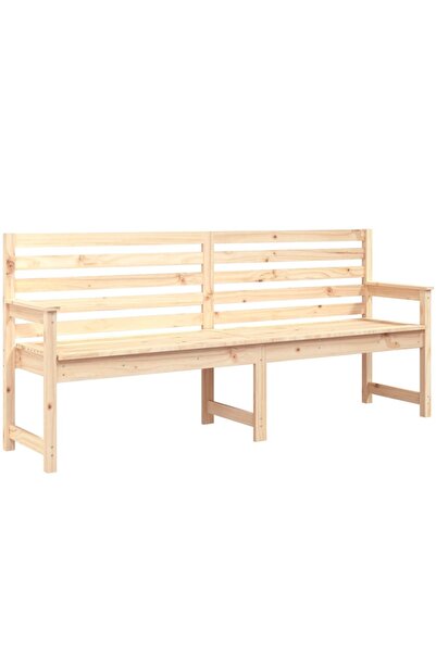 vidaxl Bancă de grădină, 203,5x48x91,5 cm, lemn masiv de pin