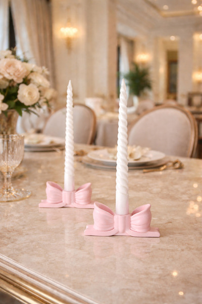 GenelTedarik 2 Adet Fiyonk Mumluk Şamdan