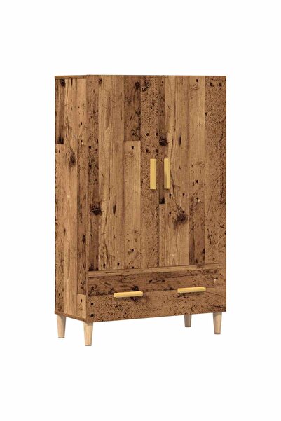 vidaxl Dulap înalt, lemn vechi, 70x31x115 cm, lemn compozit