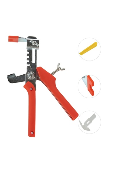 DETOOLZ Kit de nivelare a plăcilor (clemă, pene, cleme)