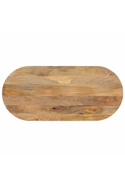vidaxl Blat de masă oval, 120x60x2,5 cm, lemn masiv de mango
