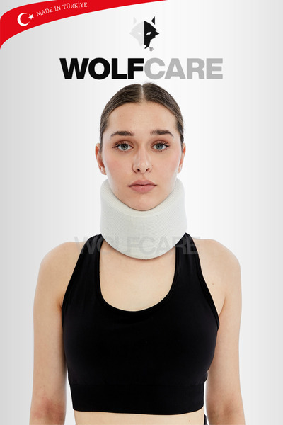 WOLFCARE Yumuşak Ortopedik Boyunluk Boyun Desteği Tutulma ve Travma Destekleyici