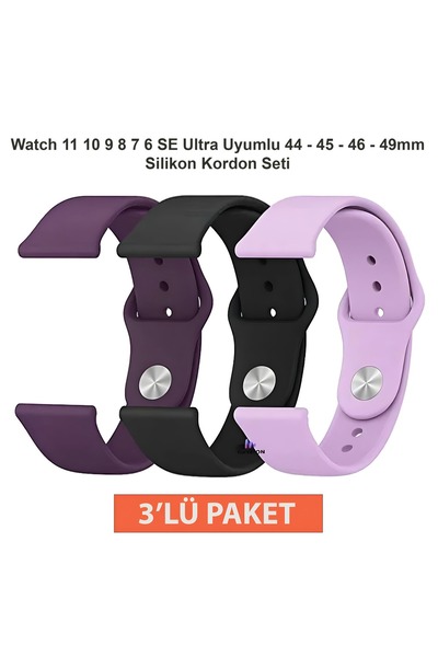 Dexmon Watch 11 10 9 8 7 6 Se Ultra Compatible 44 45 46 49mm Silicone Strap S...