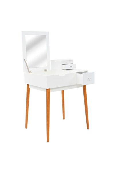 vidaxl Masă de toaletă cu oglindă, MDF, 60x50x86 cm