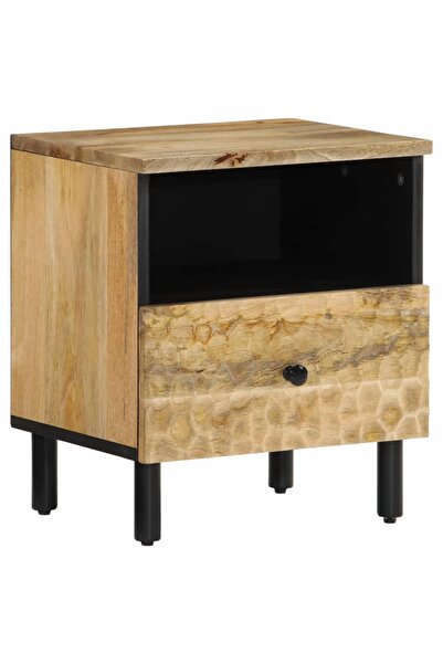 vidaxl Bedside table, 40x33x46 cm, solid mango wood
