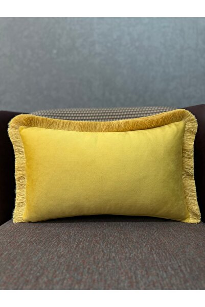 Fabricland Importat İ mătase a catifea ARI RENK PÜ cu ciucuri IRLENT KILIFI 3...