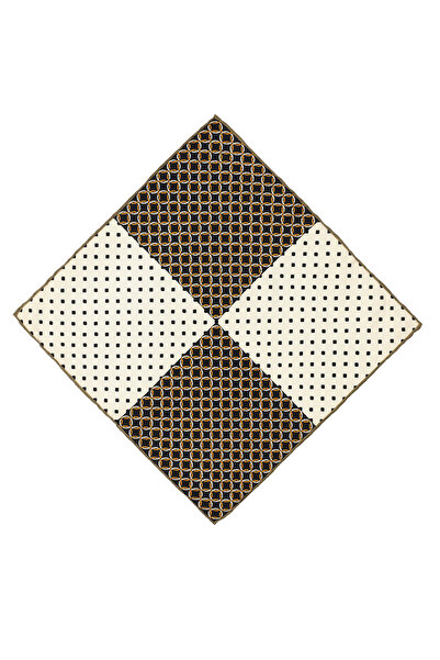 Abdullah Kiğılı Patterned Silk Handkerchief