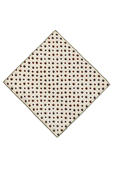 Abdullah Kiğılı Μεταξωτό μαντήλι με σχέδιο