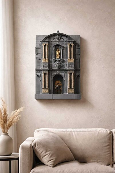 Neoclassical Architectural Miniature Decorative Wall Decor Wall Decoration 25 CM
