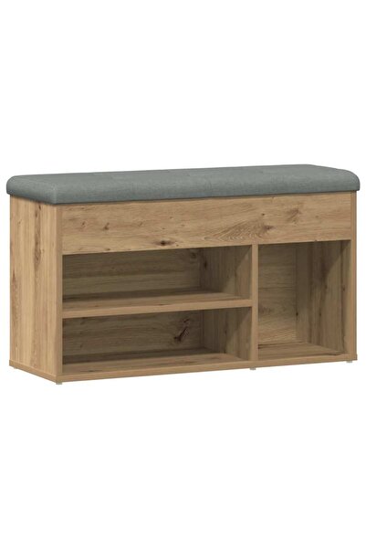 vidaxl Banchetă pantofar stejar artizanal 82x32x45,5 cm lemn prelucrat