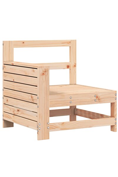 vidaxl Canapea cu cotieră de grădină, 69x62x70,5 cm, lemn masiv pin