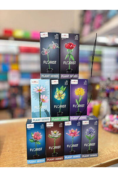 Toys e Toys TOYSE FLOWERS ÇİÇEK BLOKLAR