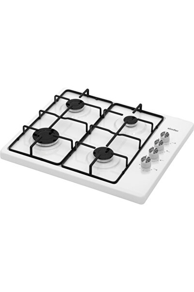 Simfer 3010-N Set Üstü Beyaz Emaye Ocak 4G