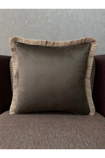 Fabricland Importat İ mătase a catifea CI CULOARE MARO PÜ cu ciucuri IRLENT K...