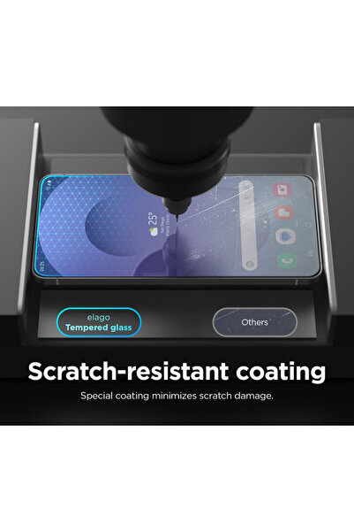 Grabit Screen Protector Clear Full Coverage for Samsung S25 Edge - Tempered Glass