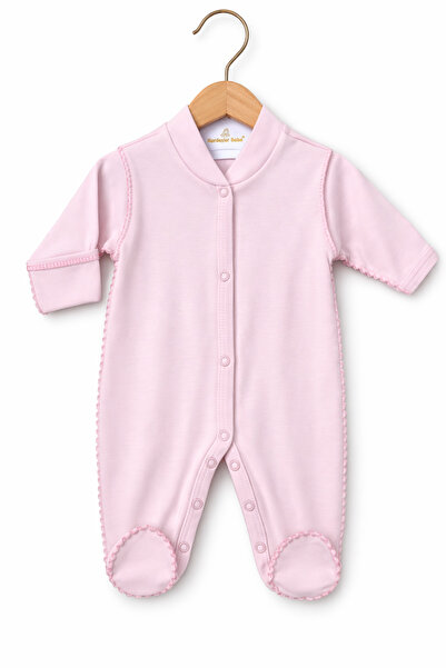 Kardeşler Bebe Kendinden Eldivenli Ters Dikiş Tulum