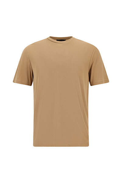 Abdullah Kiğılı Crew Neck Regular Fit Modal Blend T-Shirt