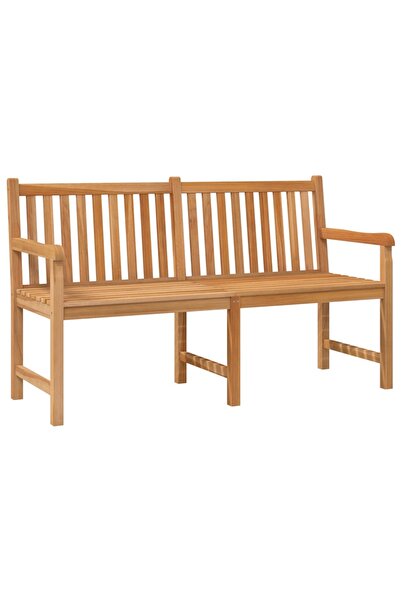 vidaxl Bancă de grădină, 150 cm, lemn masiv de tec