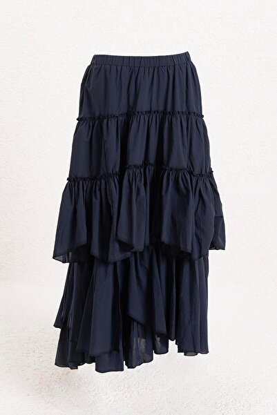 BSL Katlı Maksi Etek