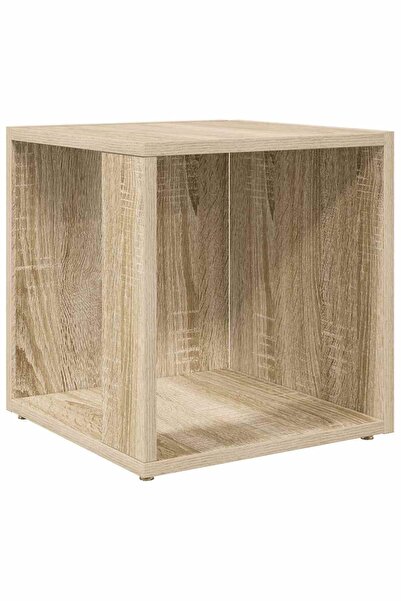 vidaxl Side table, sonoma oak, 33x33x34.5 cm, engineered wood