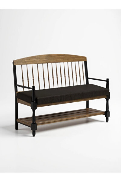 Gullfoss Siyah Iç Ve Dış Mekan Güneşe Dayanımlı Bank Minderi 100-45-8 Cm Sand...