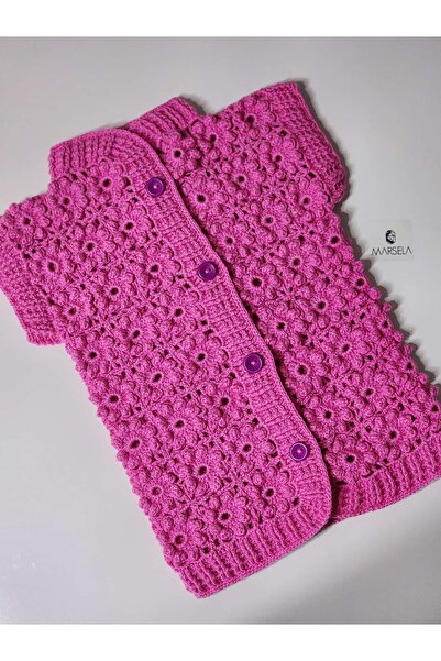 örgü سترة أطفال منسوجة يدويًا من مارسيلا