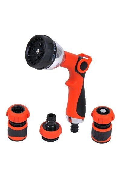 DAsiNU Garden Hose Gun with 3 Accessories and 8 Functions