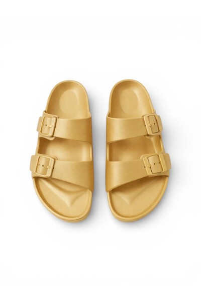 solariz Unisex Double Buckle Orthopedic Comfortable Non-Slip Eva Sole Slippers