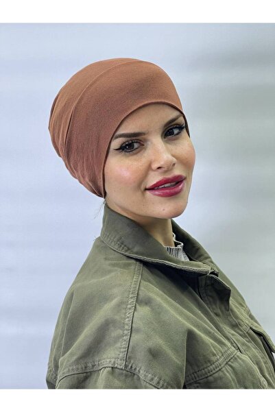 ALDAIYR Hijab Elastic Non-Slip Seamless Snap-On Marine Cap Practical Bonnet