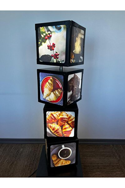 ışıldaq ISILDAQ Hareketli Reklam Standı 360° Döner Küplü İç ve Dış Mekan Dina...