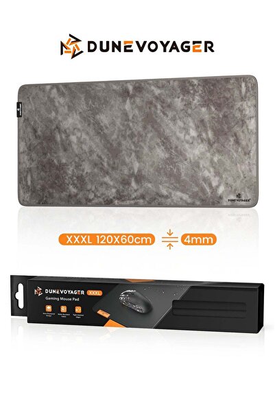 DuneVoyager لوحة ماوس ألعاب M5P رمادية مقاومة للماء - كبيرة الحجم، مانع للانز...