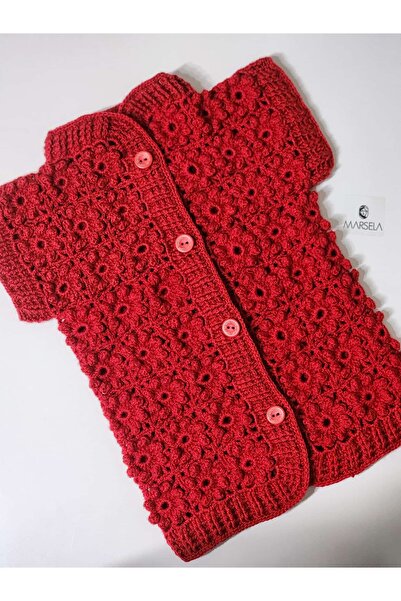 örgü سترة أطفال منسوجة يدويًا من مارسيلا