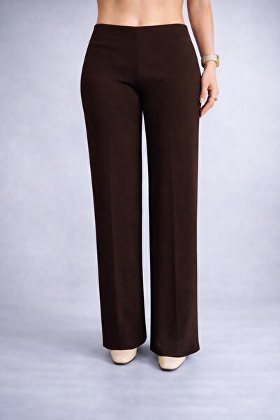 one depot only for quality life Modal Wide-Leg Straight Cut Elastic Soft-Text...