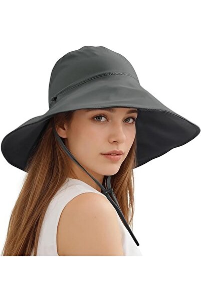 Sukeen Palarie de soare reversibila cu bor larg si protectie UV mare pentru d...