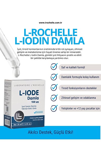 L'rochelle L-IODE Damla 30 ml