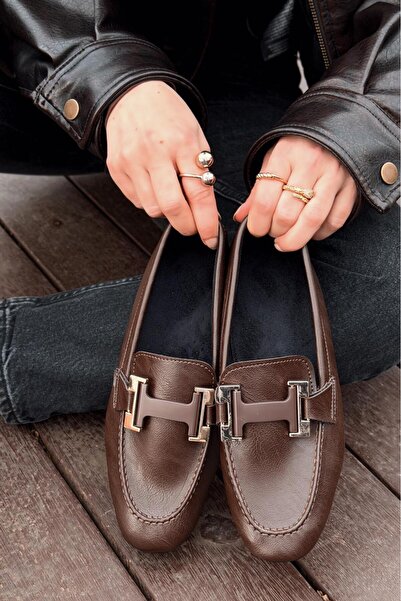 I Love Shoes Elara Γυναικείο Loafer Ανοιχτό Καφέ Ματ Δερμάτινο