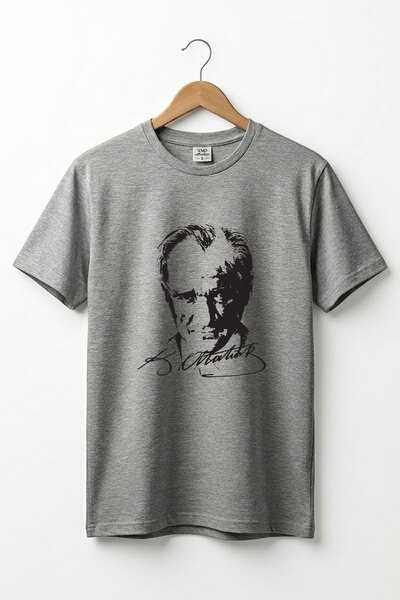 WİDİ Unisex Βαμβάκι Απριλίου Μουστάφα Κεμάλ ΑΤΑΤΟΥΡΚ με τύπωμα 29 Οκτωβρίου Κ...