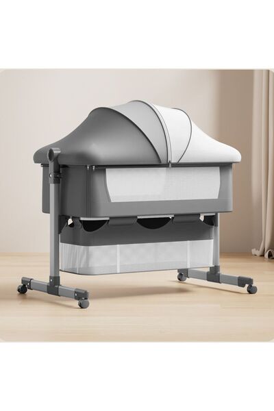 Ominii Baby Bassinet Bedside Crib , Rocking Bassinet with Breathable Mosquito...
