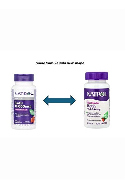 Natrol Biotin 10000Mcg Fast Dissolve 60 Tablets
