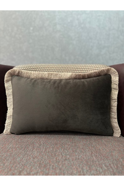 Fabricland Importat İ mătase a catifea CI CULOARE MARO PÜ cu ciucuri IRLENT K...