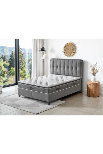 Paffia Barcelona Baza+Başlık+Yatak Set