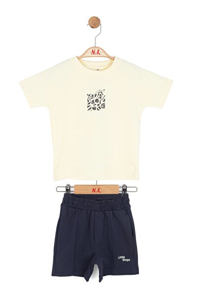 nk kids Baby Boy 1-4 Years Old Cotton Piece Combed Cotton Shorts Set Yellow